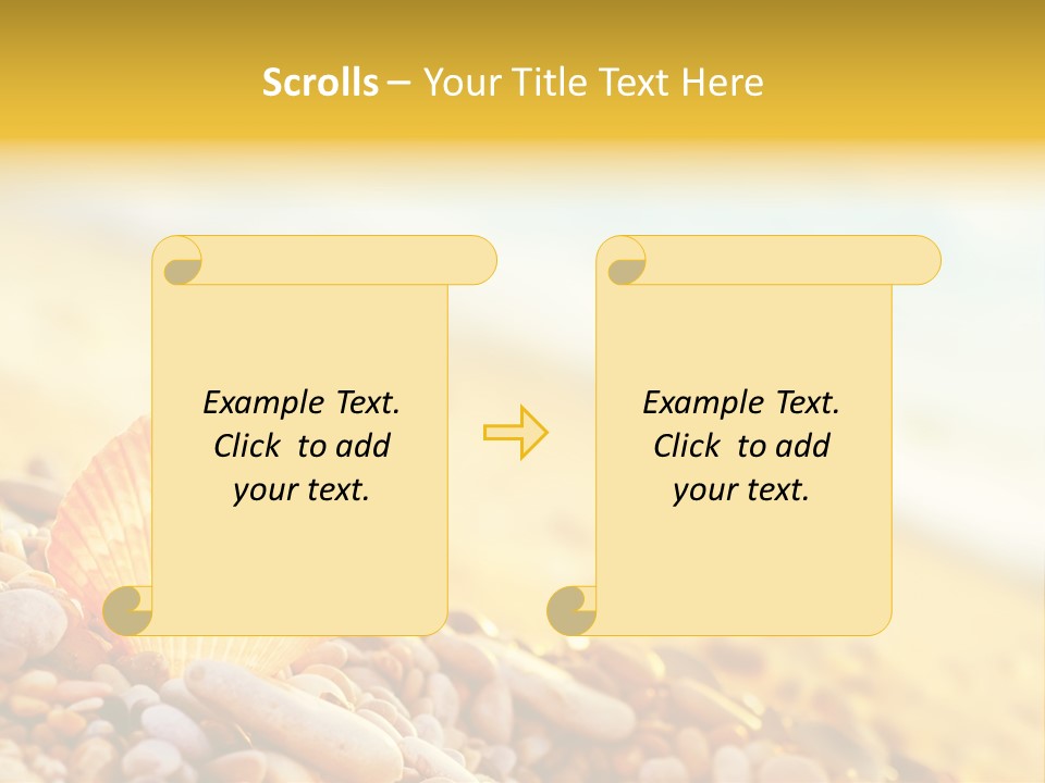 Caribbean Travel Blue PowerPoint Template