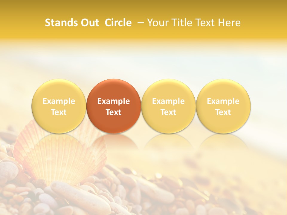 Caribbean Travel Blue PowerPoint Template