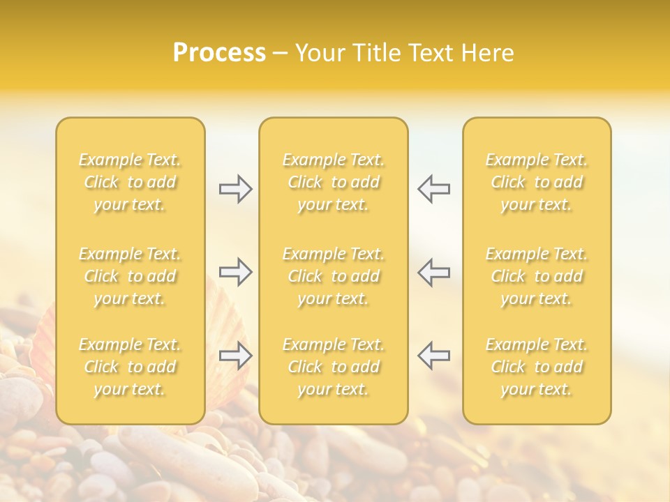 Caribbean Travel Blue PowerPoint Template