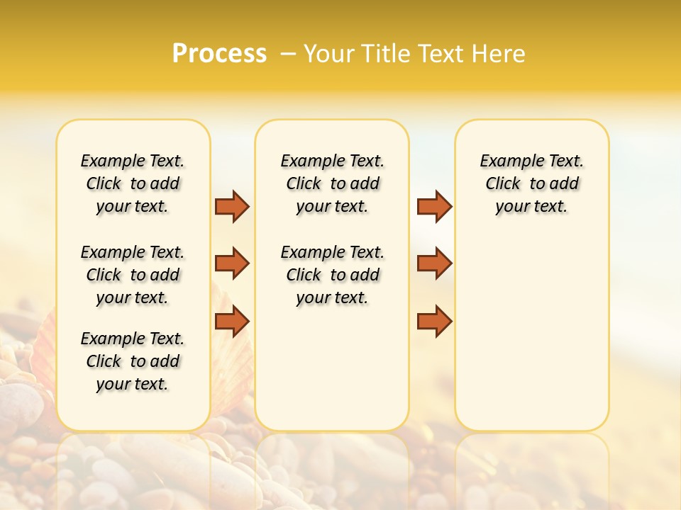 Caribbean Travel Blue PowerPoint Template