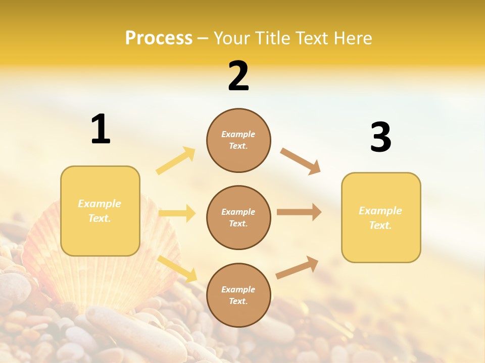 Caribbean Travel Blue PowerPoint Template