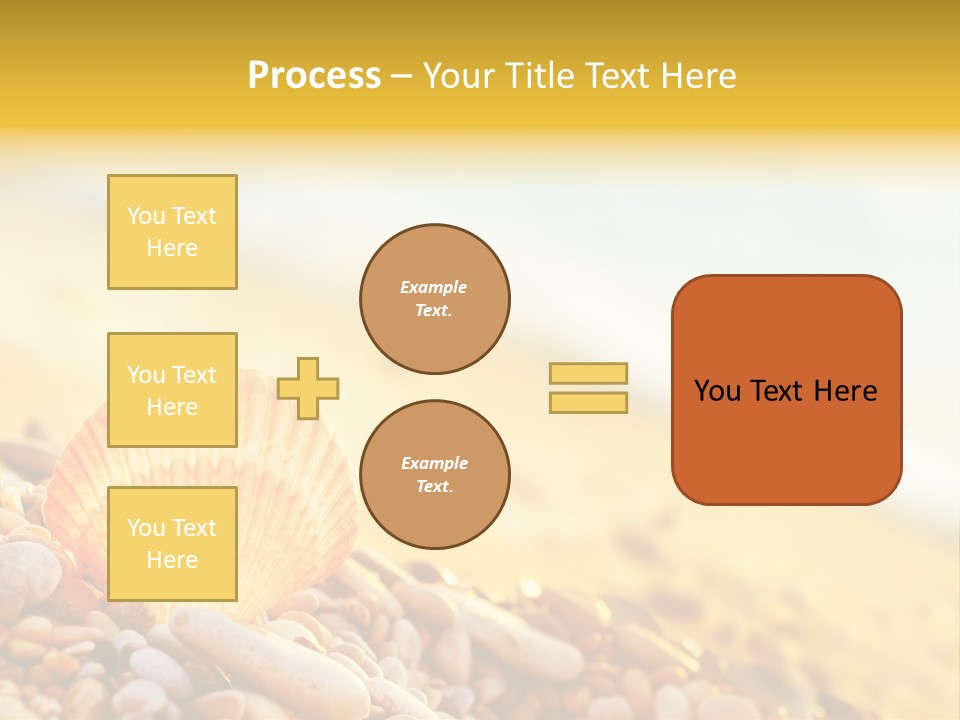 Caribbean Travel Blue PowerPoint Template