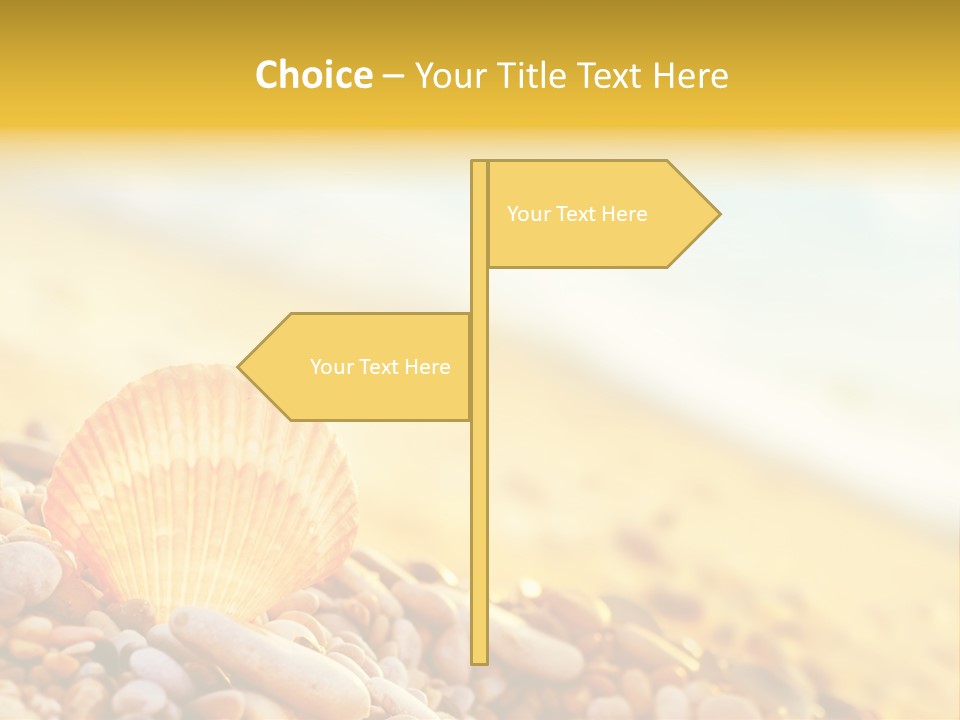 Caribbean Travel Blue PowerPoint Template