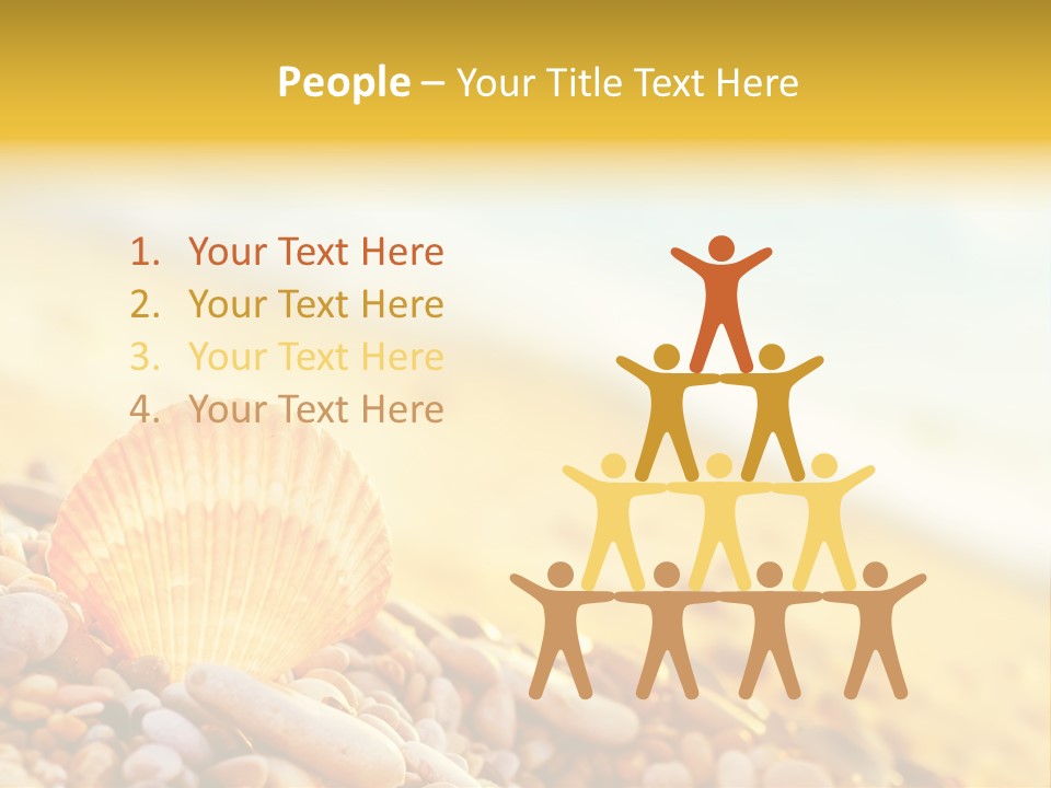 Caribbean Travel Blue PowerPoint Template