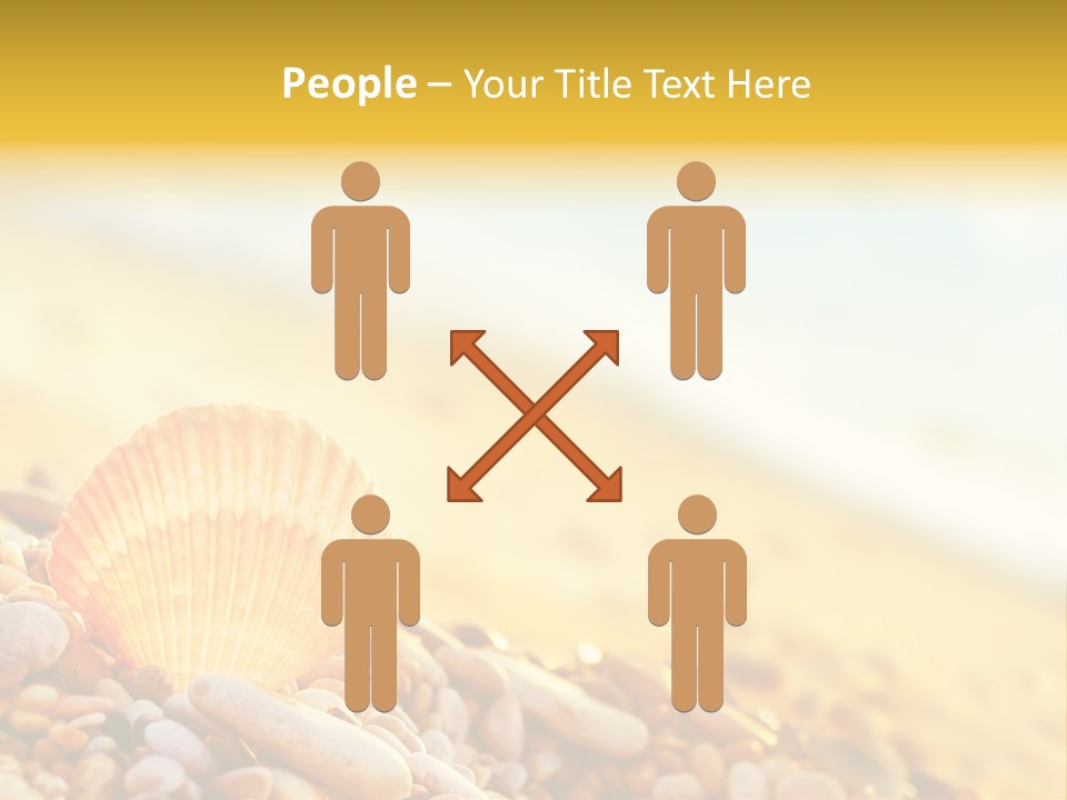 Caribbean Travel Blue PowerPoint Template