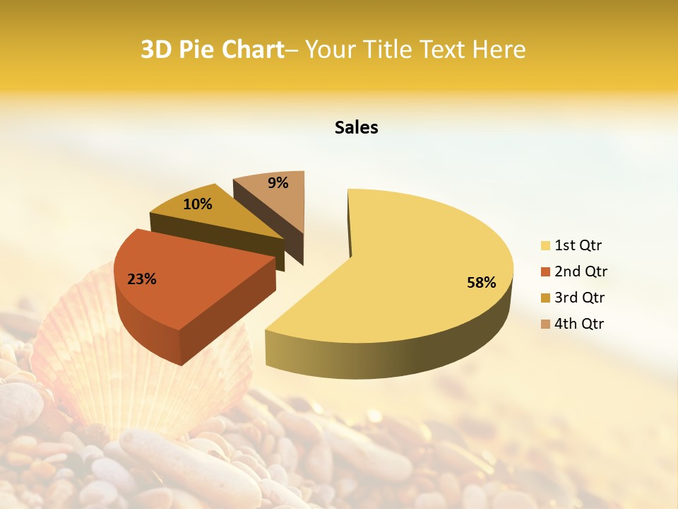 Caribbean Travel Blue PowerPoint Template