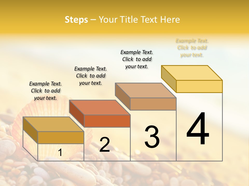 Caribbean Travel Blue PowerPoint Template