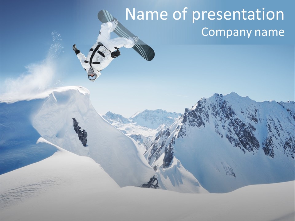 Cool Active Resorts PowerPoint Template
