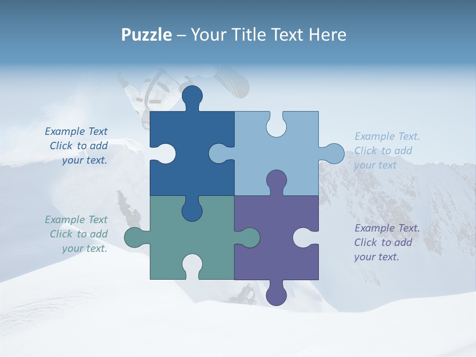 Cool Active Resorts PowerPoint Template