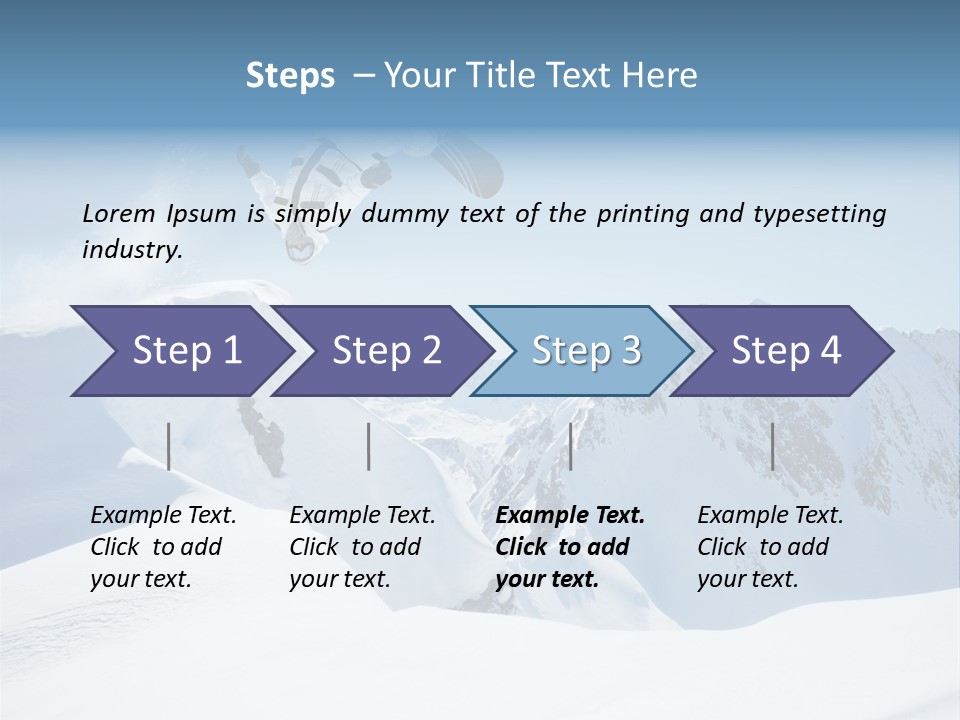 Cool Active Resorts PowerPoint Template