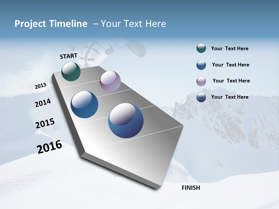 Cool Active Resorts PowerPoint Template
