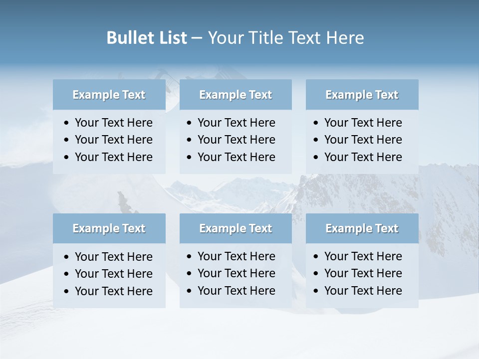Cool Active Resorts PowerPoint Template