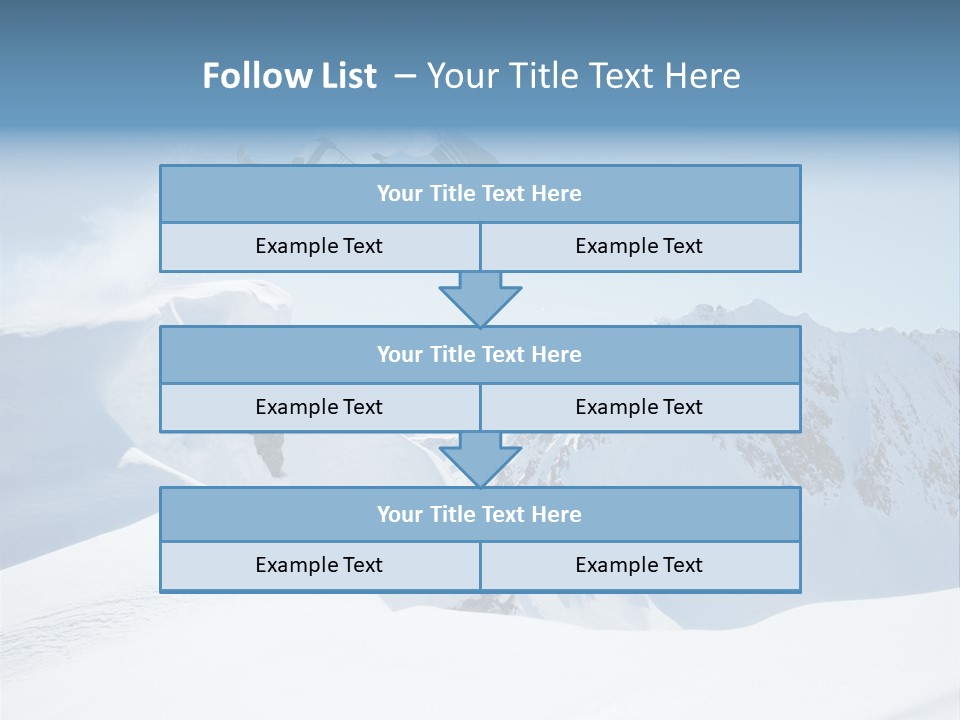 Cool Active Resorts PowerPoint Template