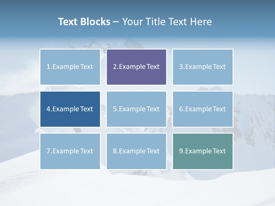 Cool Active Resorts PowerPoint Template