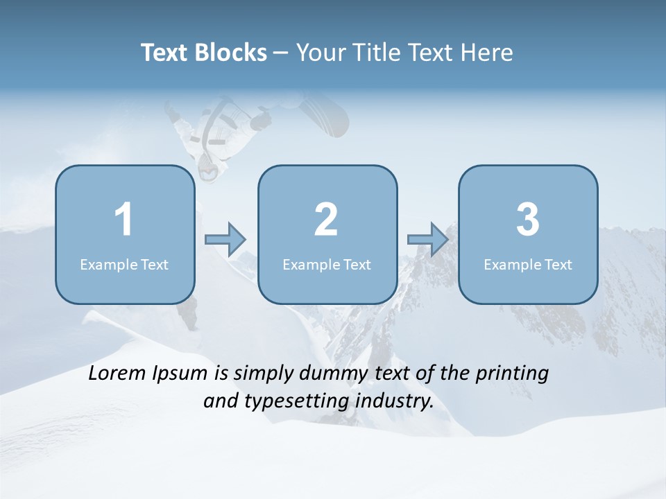 Cool Active Resorts PowerPoint Template