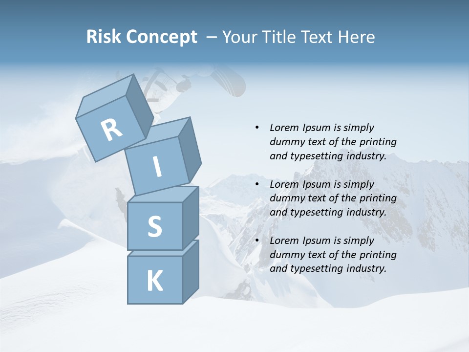 Cool Active Resorts PowerPoint Template