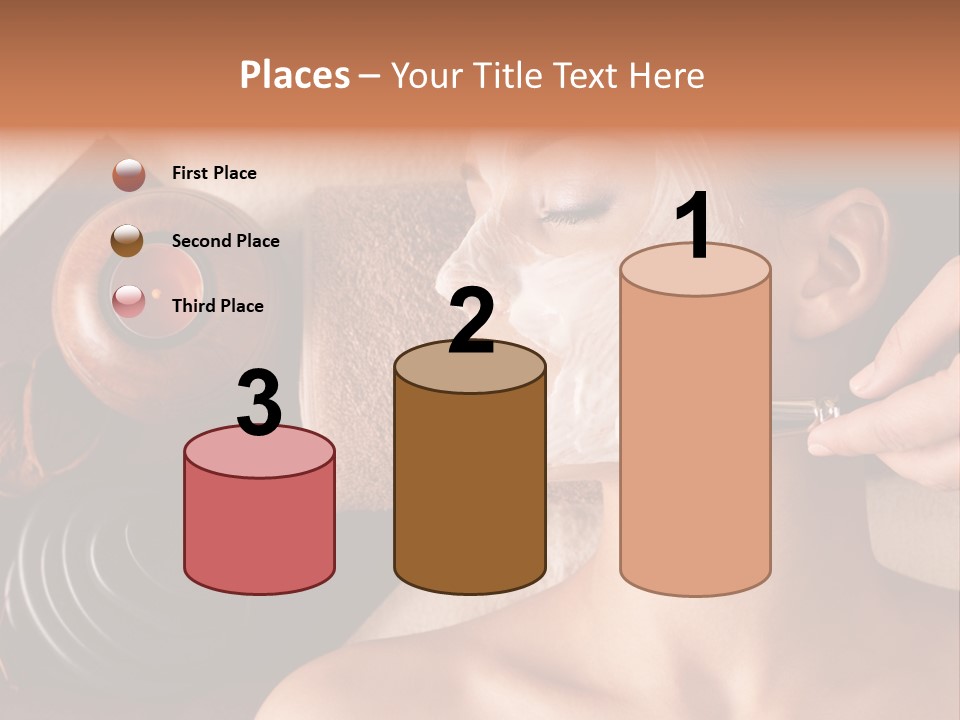 Spa Cosmetician Resting PowerPoint Template