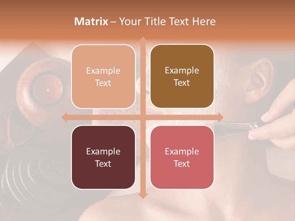 Spa Cosmetician Resting PowerPoint Template