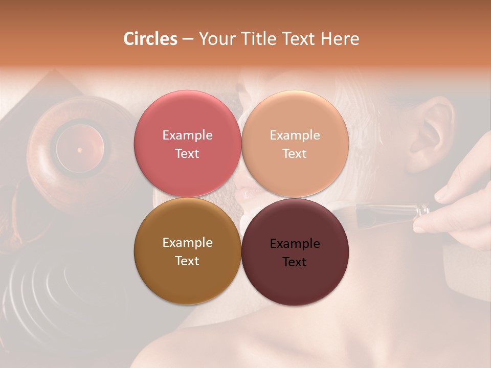 Spa Cosmetician Resting PowerPoint Template