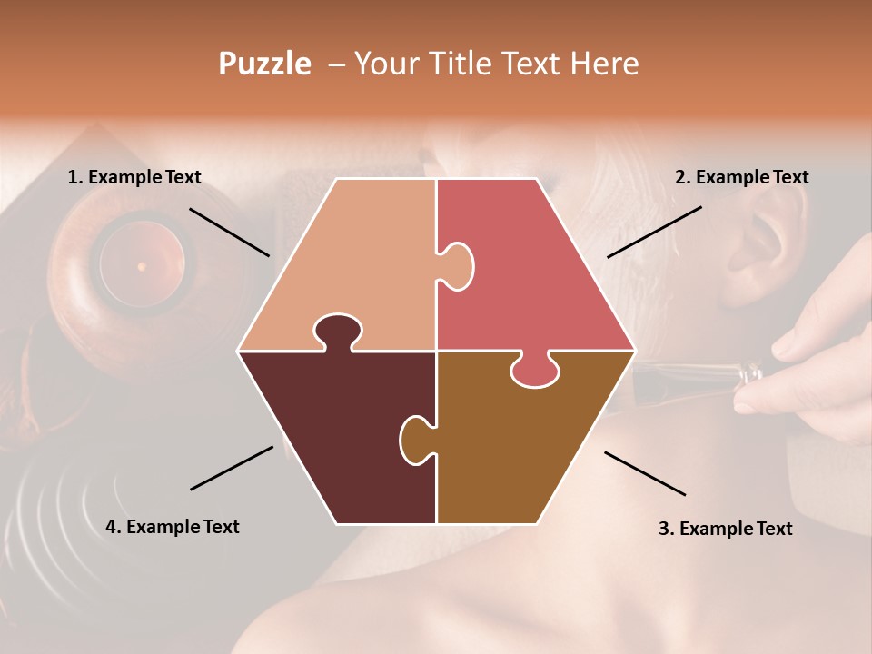 Spa Cosmetician Resting PowerPoint Template