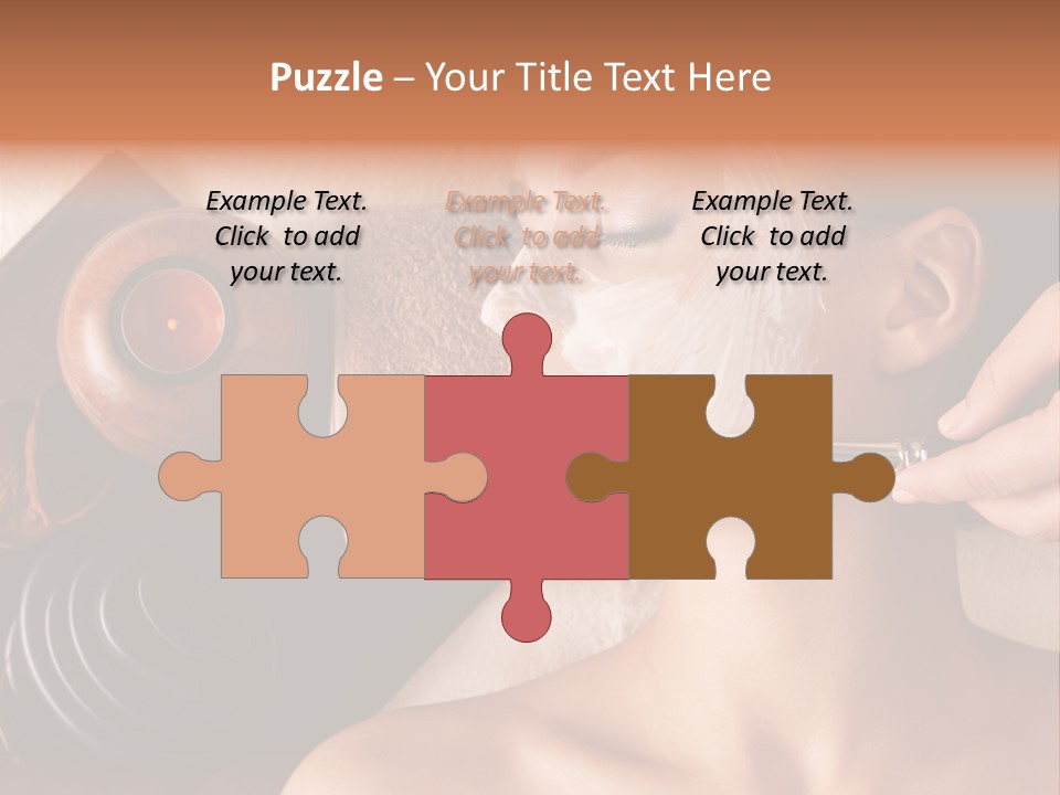 Spa Cosmetician Resting PowerPoint Template