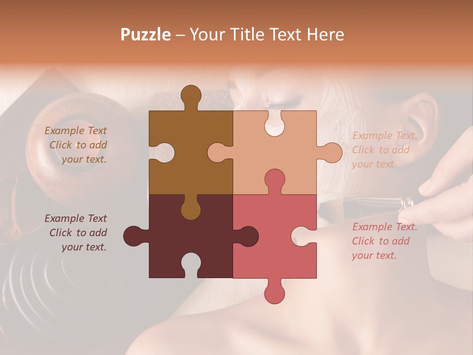 Spa Cosmetician Resting PowerPoint Template