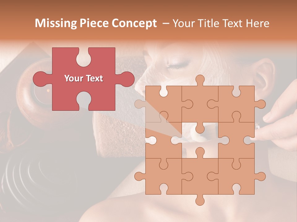 Spa Cosmetician Resting PowerPoint Template