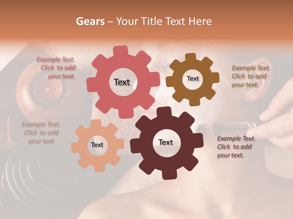 Spa Cosmetician Resting PowerPoint Template