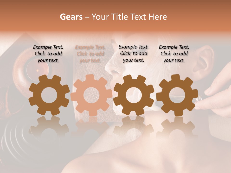 Spa Cosmetician Resting PowerPoint Template