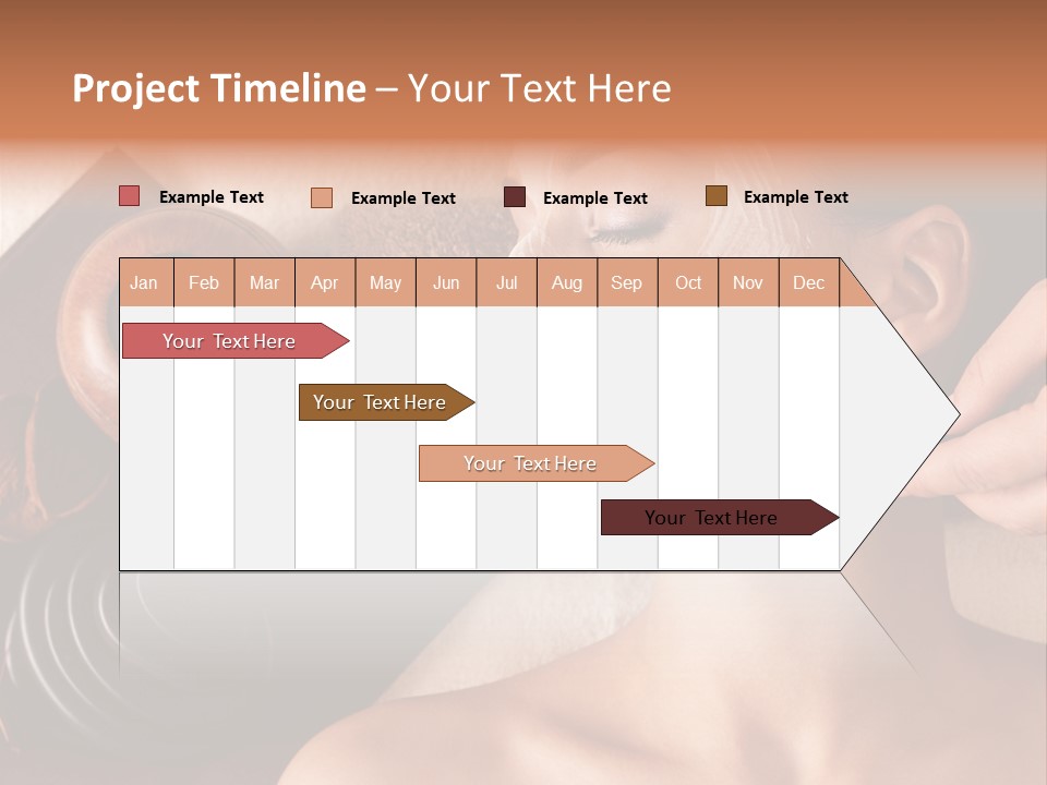 Spa Cosmetician Resting PowerPoint Template