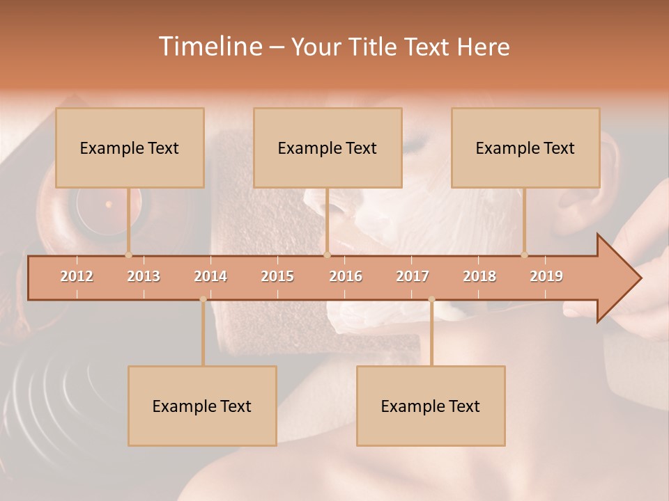 Spa Cosmetician Resting PowerPoint Template