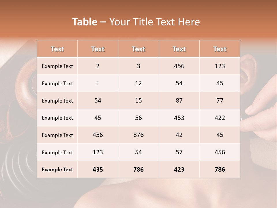 Spa Cosmetician Resting PowerPoint Template