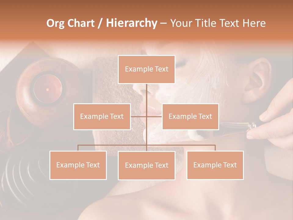 Spa Cosmetician Resting PowerPoint Template