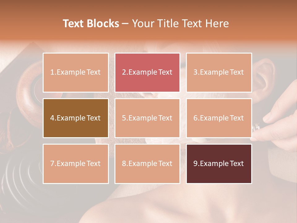 Spa Cosmetician Resting PowerPoint Template