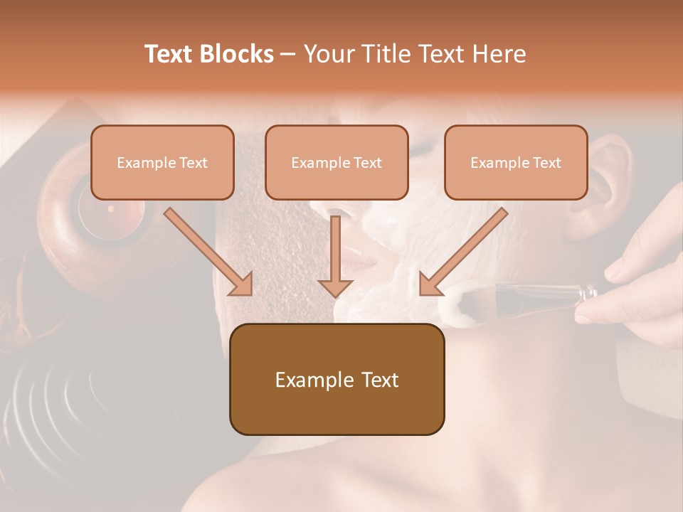 Spa Cosmetician Resting PowerPoint Template