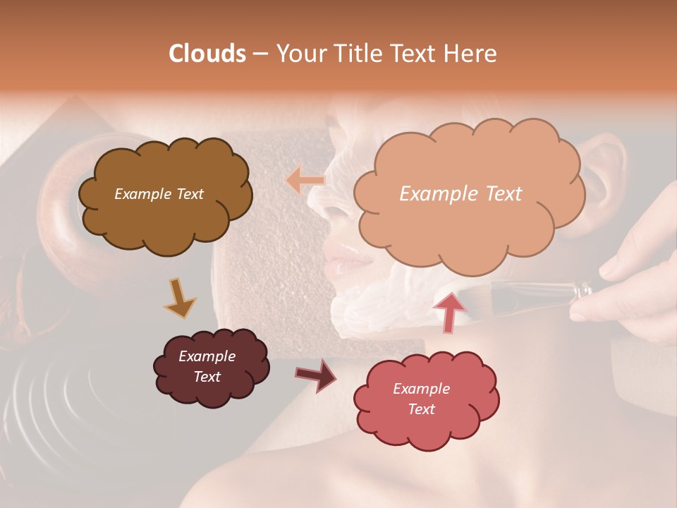 Spa Cosmetician Resting PowerPoint Template