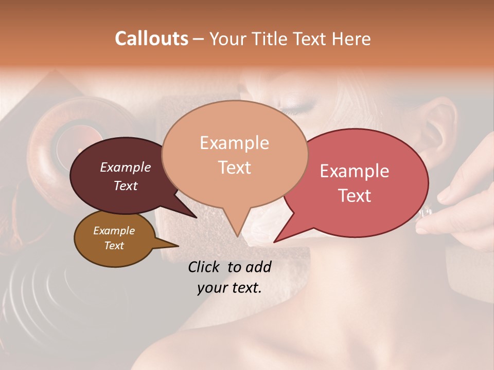 Spa Cosmetician Resting PowerPoint Template