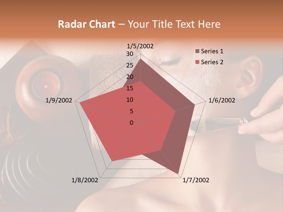 Spa Cosmetician Resting PowerPoint Template