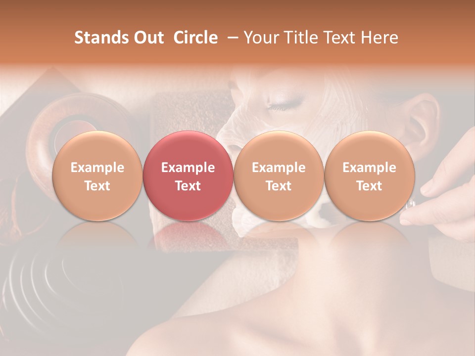 Spa Cosmetician Resting PowerPoint Template