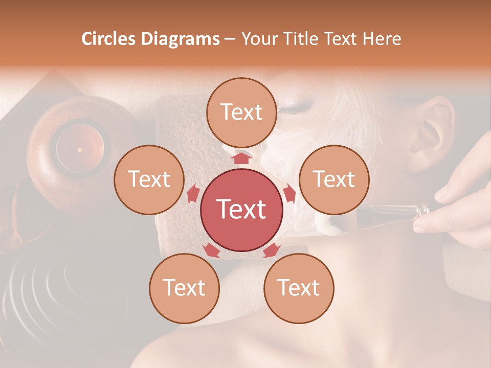 Spa Cosmetician Resting PowerPoint Template