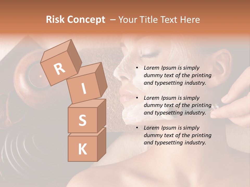 Spa Cosmetician Resting PowerPoint Template