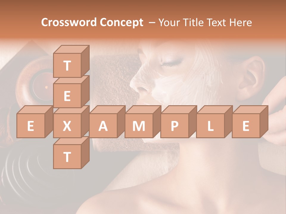 Spa Cosmetician Resting PowerPoint Template