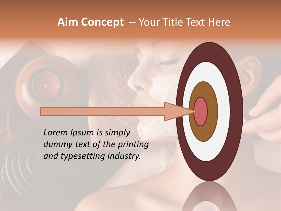 Spa Cosmetician Resting PowerPoint Template