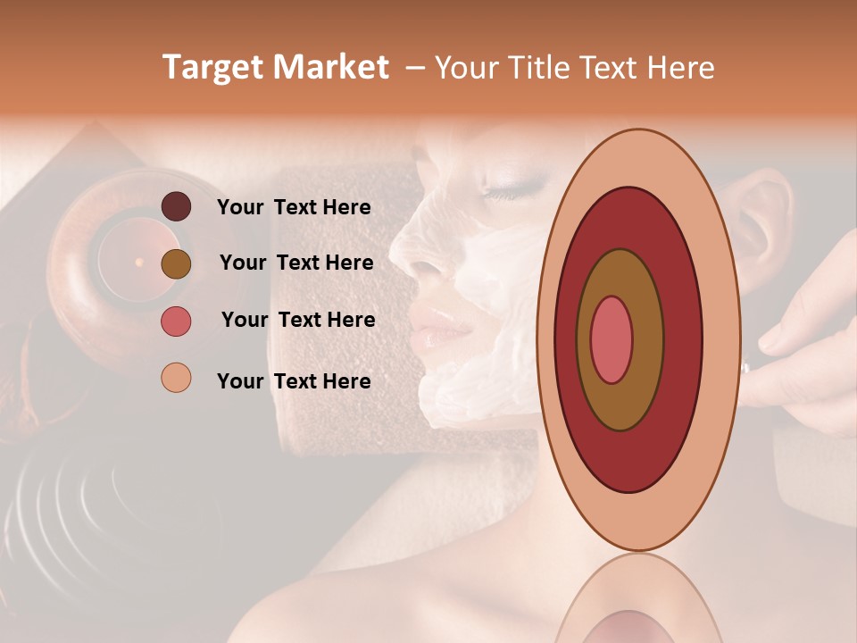 Spa Cosmetician Resting PowerPoint Template