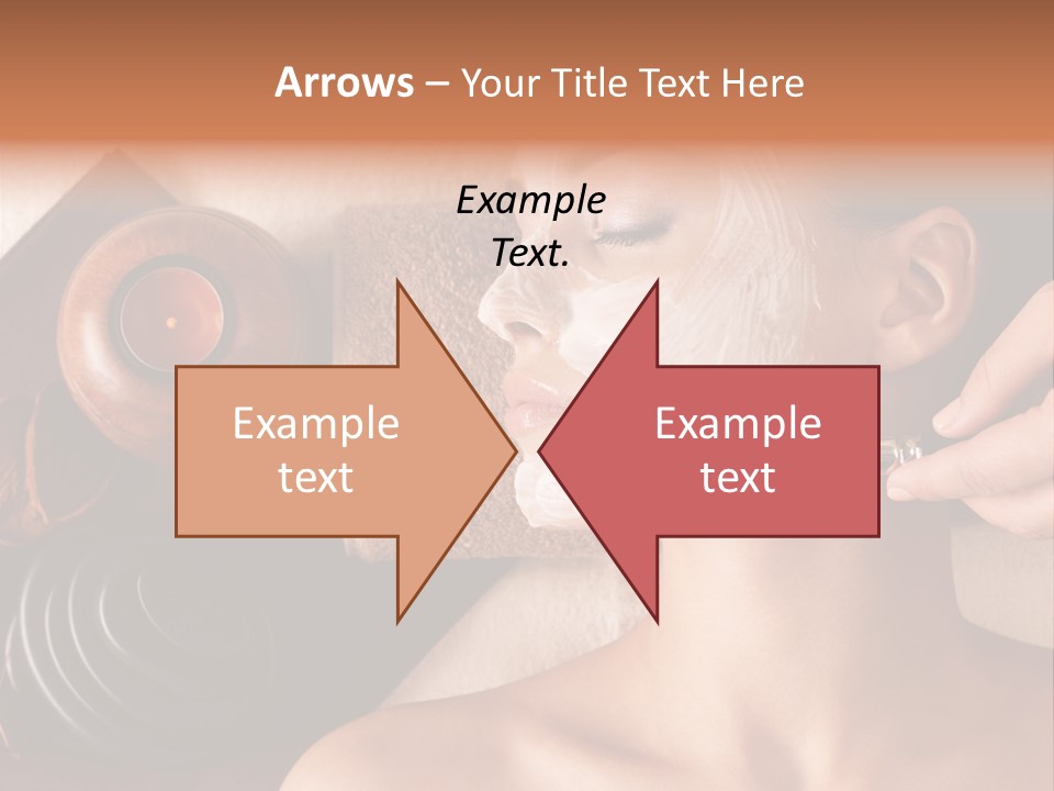 Spa Cosmetician Resting PowerPoint Template