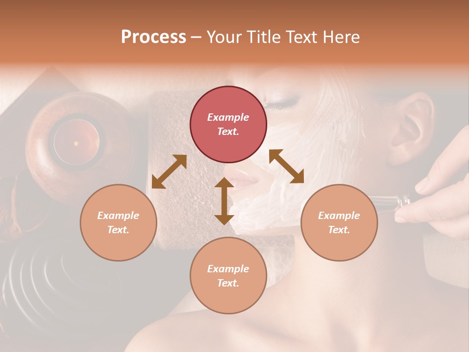 Spa Cosmetician Resting PowerPoint Template