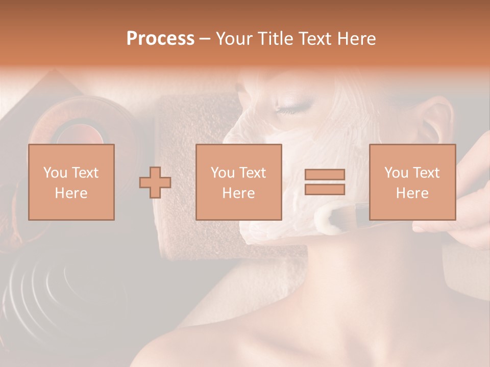 Spa Cosmetician Resting PowerPoint Template