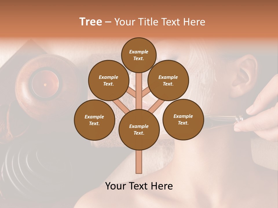 Spa Cosmetician Resting PowerPoint Template