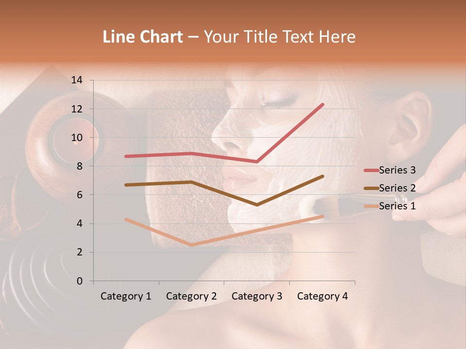 Spa Cosmetician Resting PowerPoint Template