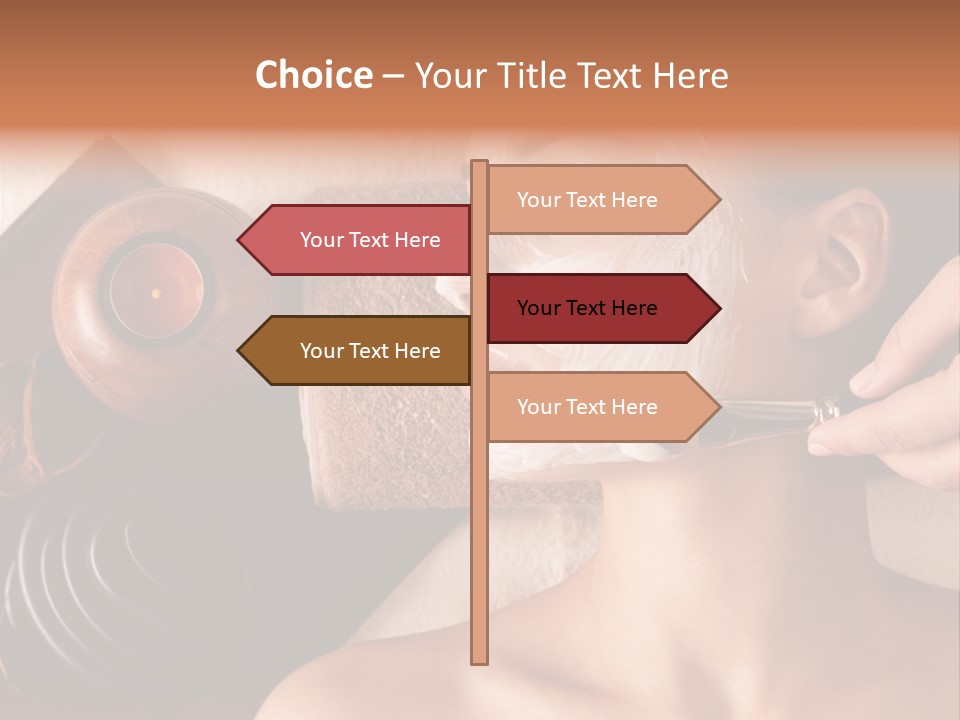 Spa Cosmetician Resting PowerPoint Template